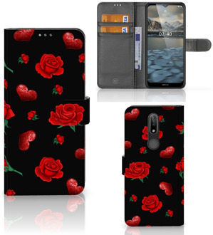 B2Ctelecom Wallet Book Case Nokia 2.4 Smartphone Hoesje Valentijnscadeau