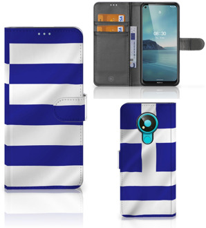 B2Ctelecom Wallet Book Case Nokia 3.4 GSM Hoesje Griekenland