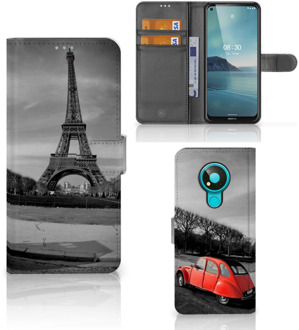 B2Ctelecom Wallet Book Case Nokia 3.4 Hoesje Eiffeltoren