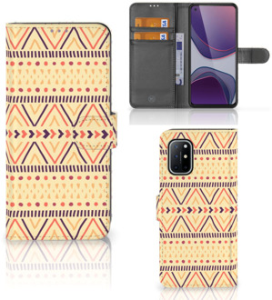 B2Ctelecom Wallet Book Case OnePlus 8T GSM Hoesje Aztec Yellow