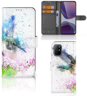 B2Ctelecom Wallet Book Case OnePlus 8T Hoesje Vogel