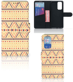 B2Ctelecom Wallet Book Case OnePlus 9 Pro GSM Hoesje Aztec Yellow