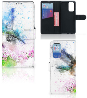 B2Ctelecom Wallet Book Case OnePlus 9 Pro Hoesje Vogel