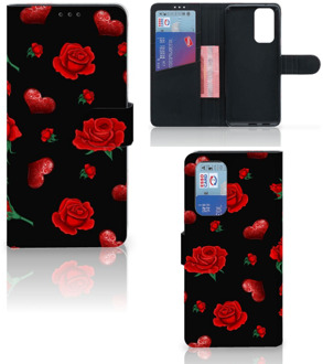 B2Ctelecom Wallet Book Case OnePlus 9 Pro Smartphone Hoesje Valentijnscadeau