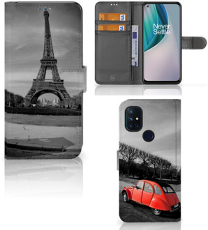 B2Ctelecom Wallet Book Case OnePlus Nord N10 Hoesje Eiffeltoren