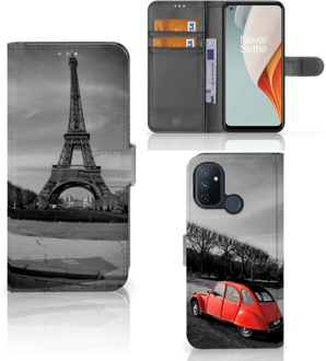 B2Ctelecom Wallet Book Case OnePlus Nord N100 Hoesje Eiffeltoren