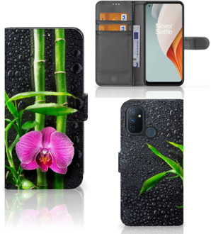 B2Ctelecom Wallet Book Case OnePlus Nord N100 Hoesje Orchidee