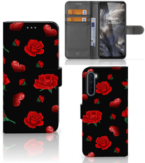 B2Ctelecom Wallet Book Case OnePlus Nord Smartphone Hoesje Valentijnscadeau