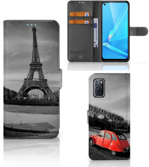 B2Ctelecom Wallet Book Case OPPO A72 | OPPO A52 Hoesje Eiffeltoren