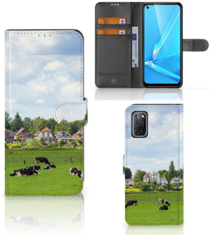 B2Ctelecom Wallet Book Case OPPO A72 | OPPO A52 Smartphone Hoesje Hollandse Koeien