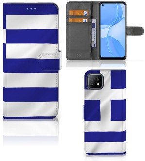 B2Ctelecom Wallet Book Case OPPO A73 5G GSM Hoesje Griekenland