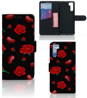 B2Ctelecom Wallet Book Case OPPO A91 | Reno3 Smartphone Hoesje Valentijnscadeau