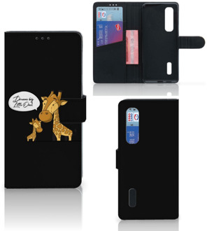 B2Ctelecom Wallet Book Case OPPO Find X2 Pro GSM Hoesje Giraffe