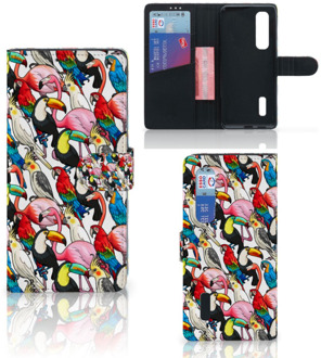 B2Ctelecom Wallet Book Case OPPO Find X2 Pro Telefoon Hoesje Birds