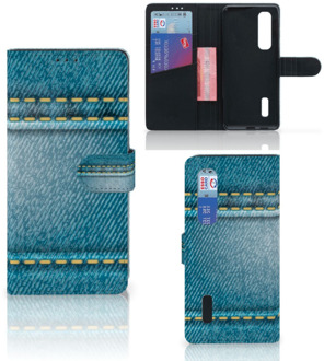 B2Ctelecom Wallet Book Case OPPO Find X2 Pro Telefoon Hoesje Jeans