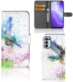 B2Ctelecom Wallet Book Case OPPO Find X3 Lite Hoesje Vogel