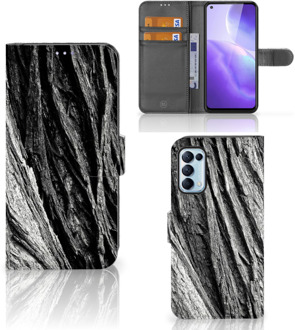 B2Ctelecom Wallet Book Case OPPO Find X3 Lite Smartphone Hoesje Valentijn Cadeautje Man Boomschors