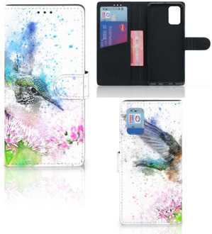 B2Ctelecom Wallet Book Case Samsung Galaxy A02s Flip Cover Samsung M02s Hoesje Vogel