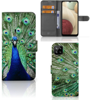 B2Ctelecom Wallet Book Case Samsung Galaxy A12 GSM Hoesje Pauw