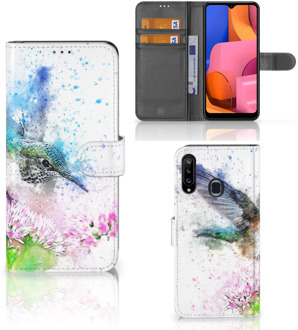 B2Ctelecom Wallet Book Case Samsung Galaxy A20s Hoesje Vogel