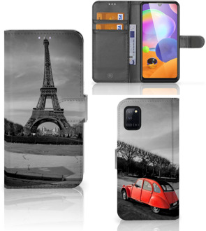 B2Ctelecom Wallet Book Case Samsung Galaxy A31 Hoesje Eiffeltoren