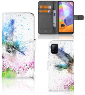 B2Ctelecom Wallet Book Case Samsung Galaxy A31 Hoesje Vogel