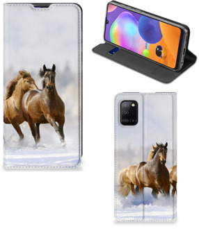 B2Ctelecom Wallet Book Case Samsung Galaxy A31 Smart Cover Hoesje Paarden