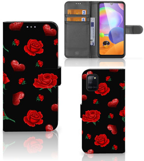 B2Ctelecom Wallet Book Case Samsung Galaxy A31 Smartphone Hoesje Valentijnscadeau