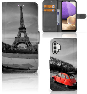 B2Ctelecom Wallet Book Case Samsung Galaxy A32 4G Hoesje Eiffeltoren