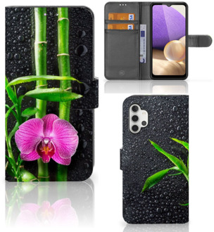 B2Ctelecom Wallet Book Case Samsung Galaxy A32 4G Hoesje Orchidee