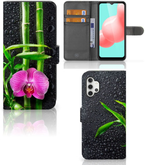 B2Ctelecom Wallet Book Case Samsung Galaxy A32 5G Hoesje Orchidee