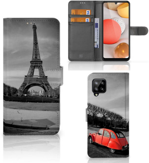 B2Ctelecom Wallet Book Case Samsung Galaxy A42 5G Hoesje Eiffeltoren