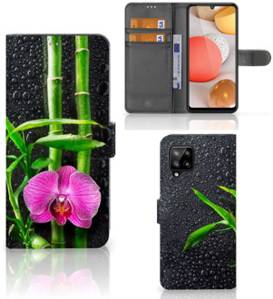 B2Ctelecom Wallet Book Case Samsung Galaxy A42 5G Hoesje Orchidee