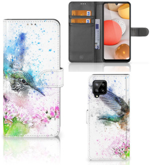 B2Ctelecom Wallet Book Case Samsung Galaxy A42 5G Hoesje Vogel