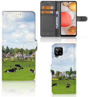 B2Ctelecom Wallet Book Case Samsung Galaxy A42 5G Smartphone Hoesje Hollandse Koeien