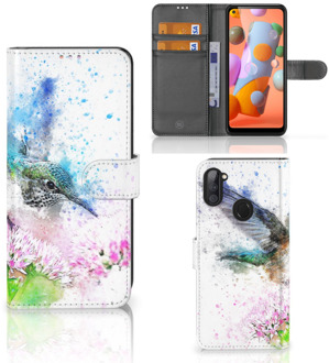 B2Ctelecom Wallet Book Case Samsung Galaxy M11 | A11 Hoesje Vogel