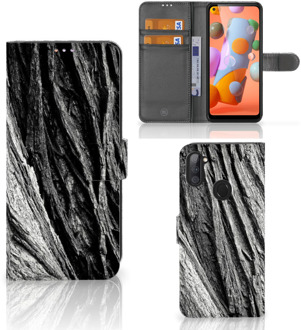 B2Ctelecom Wallet Book Case Samsung Galaxy M11 | A11 Smartphone Hoesje Valentijn Cadeautje Man Boomschors