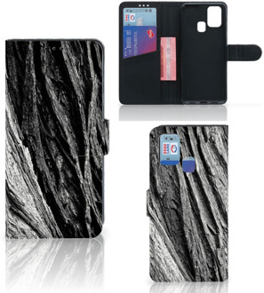 B2Ctelecom Wallet Book Case Samsung Galaxy M31 Smartphone Hoesje Valentijn Cadeautje Man Boomschors