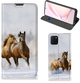 B2Ctelecom Wallet Book Case Samsung Galaxy Note 10 Lite Smart Cover Hoesje Paarden