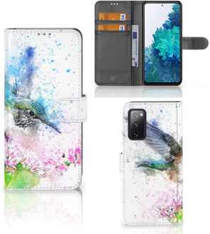 B2Ctelecom Wallet Book Case Samsung Galaxy S20FE Hoesje Vogel