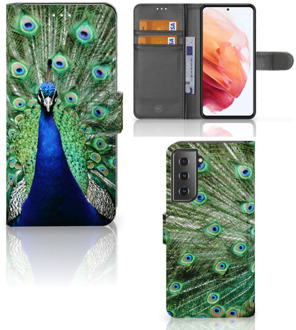 B2Ctelecom Wallet Book Case Samsung Galaxy S21 GSM Hoesje Pauw