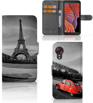 B2Ctelecom Wallet Book Case Samsung Galaxy Xcover 5 Hoesje Eiffeltoren