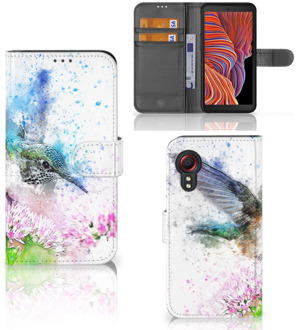 B2Ctelecom Wallet Book Case Samsung Galaxy Xcover 5 Hoesje Vogel