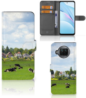 B2Ctelecom Wallet Book Case Xiaomi Mi 10T Lite Smartphone Hoesje Hollandse Koeien