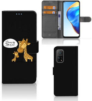 B2Ctelecom Wallet Book Case Xiaomi Mi 10T Pro | Mi 10T GSM Hoesje Giraffe