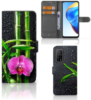 B2Ctelecom Wallet Book Case Xiaomi Mi 10T Pro | Mi 10T Hoesje Orchidee