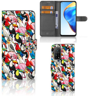 B2Ctelecom Wallet Book Case Xiaomi Mi 10T Pro | Mi 10T Telefoon Hoesje Birds