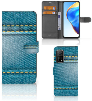 B2Ctelecom Wallet Book Case Xiaomi Mi 10T Pro | Mi 10T Telefoon Hoesje Jeans