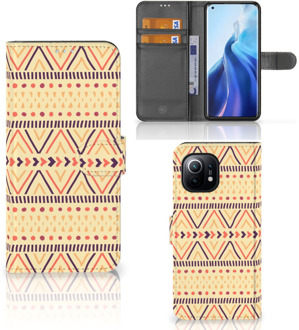 B2Ctelecom Wallet Book Case Xiaomi Mi 11 GSM Hoesje Aztec Yellow