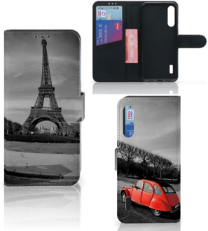 B2Ctelecom Wallet Book Case Xiaomi Mi A3 Hoesje Eiffeltoren